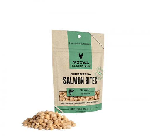 Vital Essentials Vital Cat Freeze Dried Grain Free Wild Alaskan Salmon Cat Treats