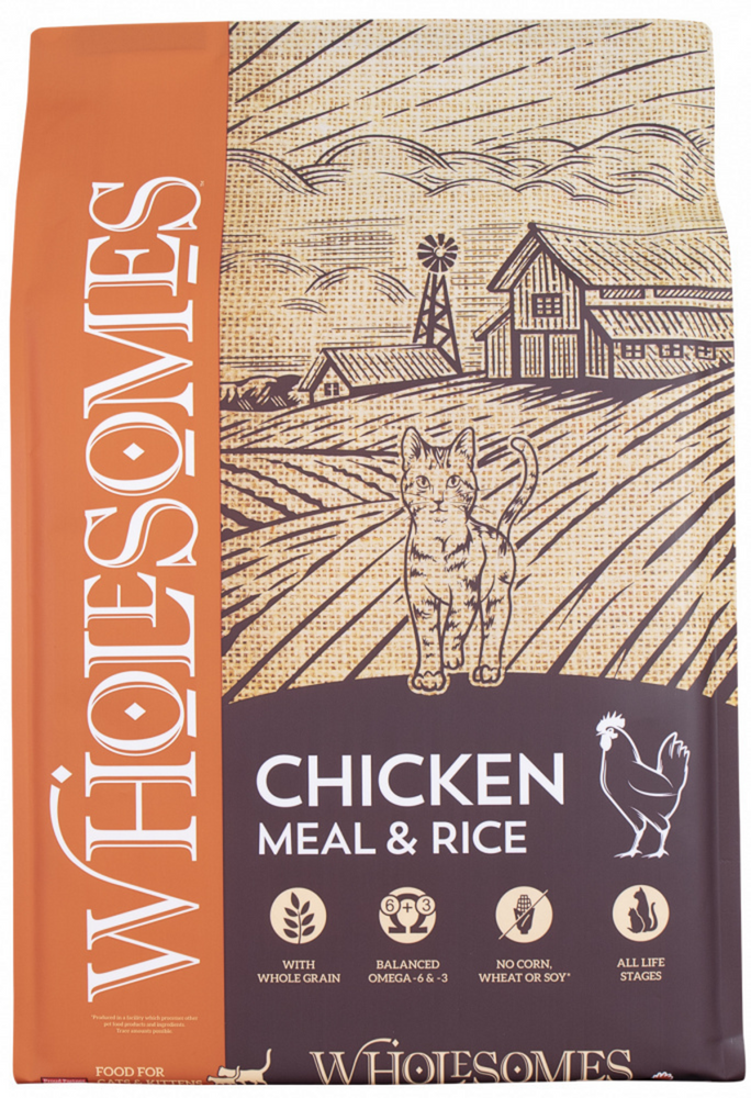 SPORTMiX Wholesomes Chicken Meal & Rice Recipe Dry Cat & Kitten Food