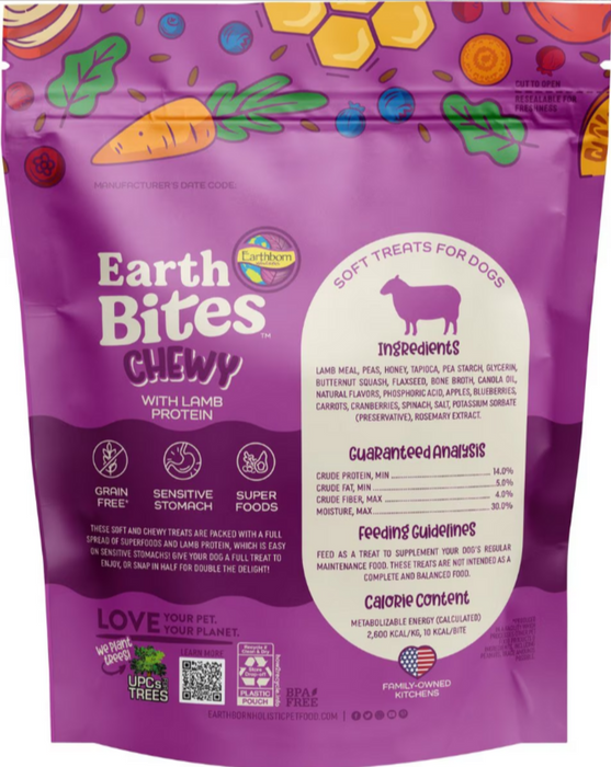 Earthborn Holistic EarthBites Lamb Meal Recipe Dog Treats