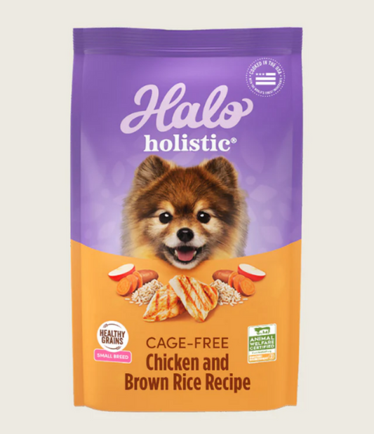 Halo Holistic Cage-Free Chicken & Brown Rice Small Breed Dog Food