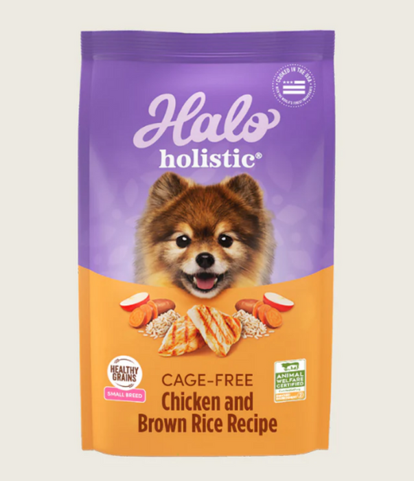 Halo Holistic Cage-Free Chicken & Brown Rice Small Breed Dog Food