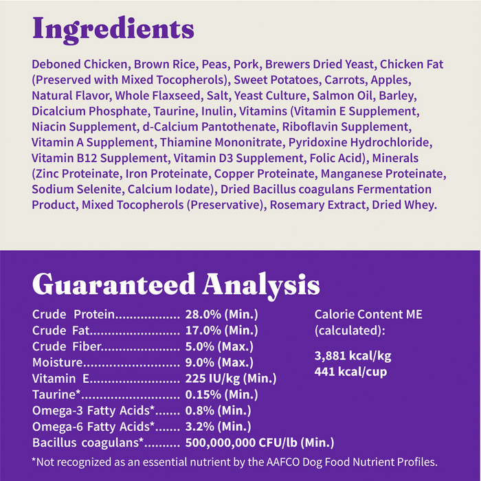 Halo Holistic Cage-Free Chicken & Brown Rice Small Breed Dog Food