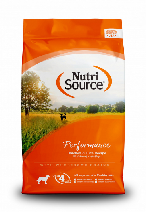 NutriSource Performance Chicken & Rice Dry Dog Food