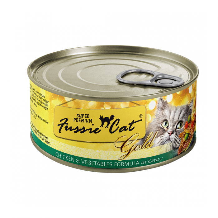 Fussie Cat Super Premium Chicken & Vegetables in Gravy Canned Food