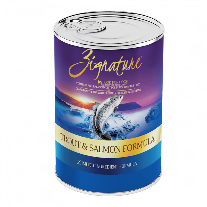 Zignature Trout and Salmon Limited Ingredient Formula Canned Dog Food