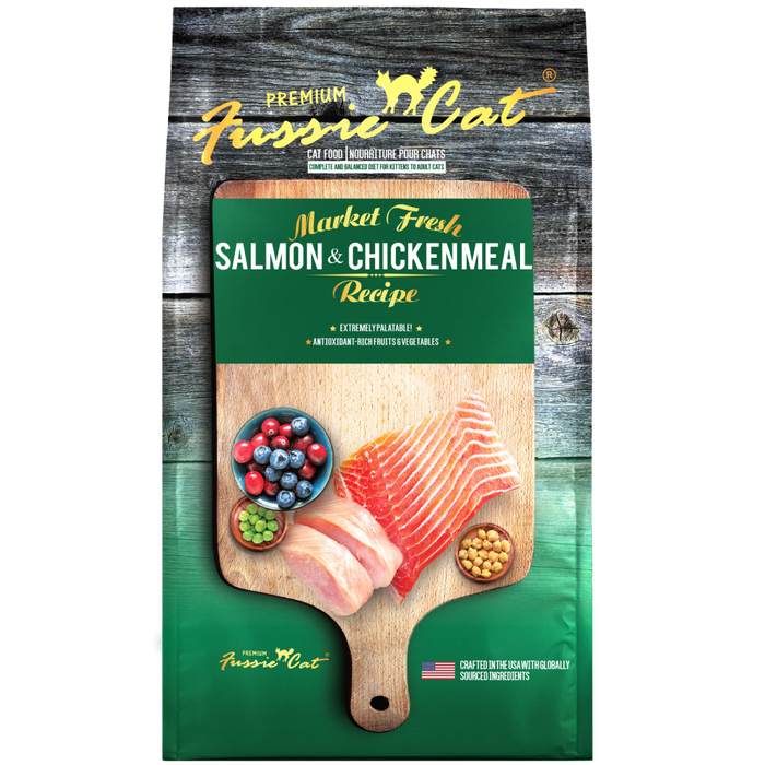 Fussie Cat Market Fresh Grain Free Salmon & Chicken Recipe Dry Cat Food