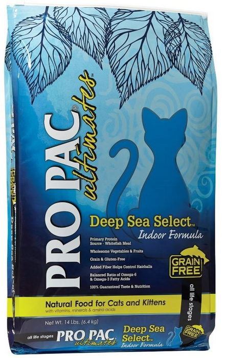 PRO PAC Grain Free Ultimates Deep Sea Select Dry Cat Food (ORIGINAL FORMULA)