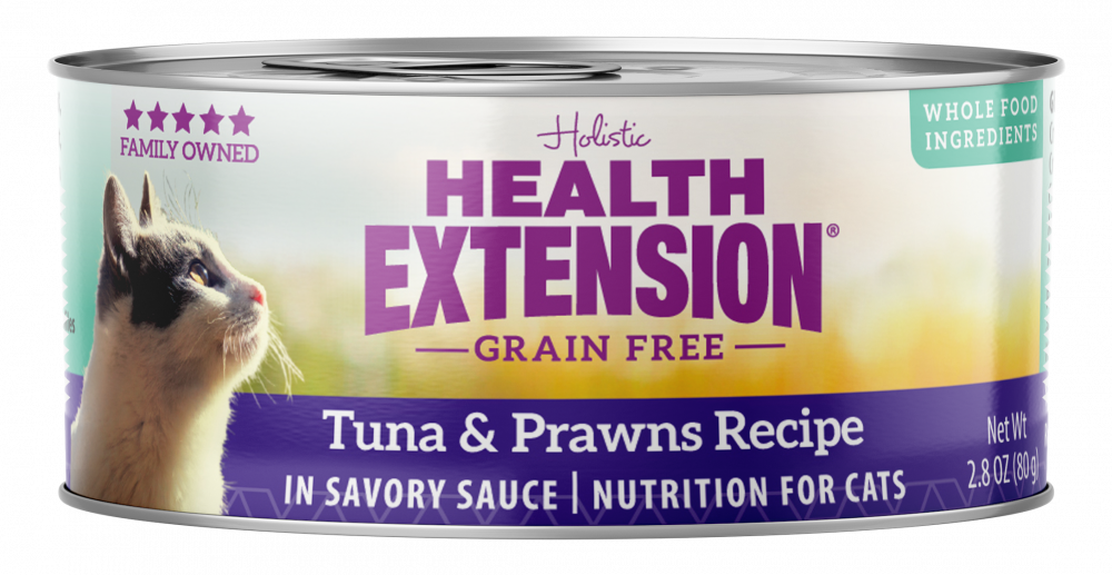 Health Extension Grain-Free Tuna and Prawns Recipe Canned Cat Food