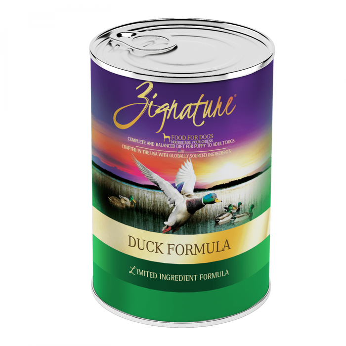Zignature Limited Ingredient Diet Grain Free Duck Recipe Canned Dog Food