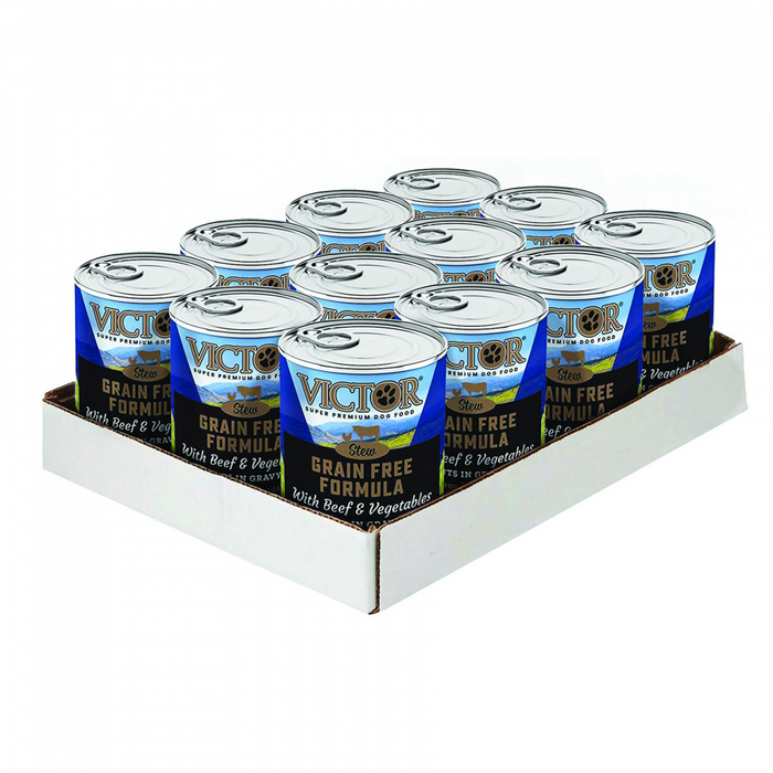 Victor Grain Free Beef & Vegetable in Gravy Canned Dog Food