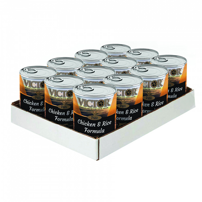 Victor Chicken & Rice Pate Canned Dog Food