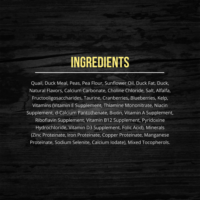 Fussie Cat Market Fresh Grain Free Duck Meal Recipe Dry Cat Food