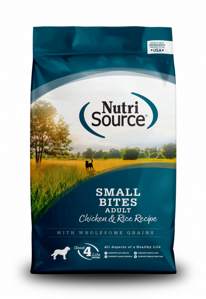 NutriSource Small Bites Chicken & Rice Recipe Dry Dog Food