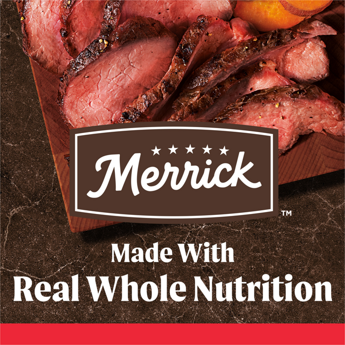 Merrick Premium Grain Free Dry Adult Wholesome And Natural Kibble With Beef, Bison And Sweet Potato