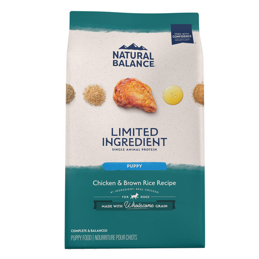 Natural Balance L.I.D. Limited Ingredient Chicken & Brown Rice Puppy Recipe Dry Dog Food