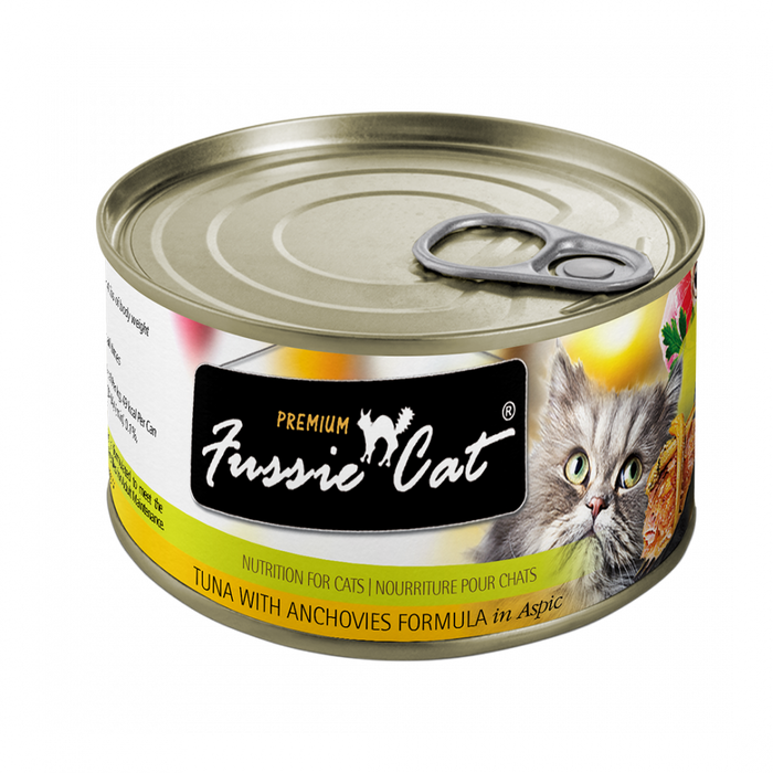 Fussie Cat Premium Tuna with Anchovies Canned Cat Food