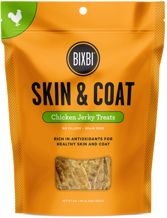 Bixbi Skin & Coat Chicken Breast Jerky Dog Treats