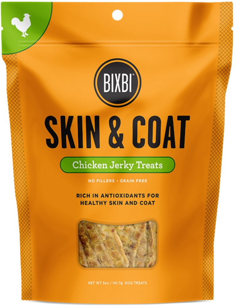 Bixbi Skin & Coat Chicken Breast Jerky Dog Treats
