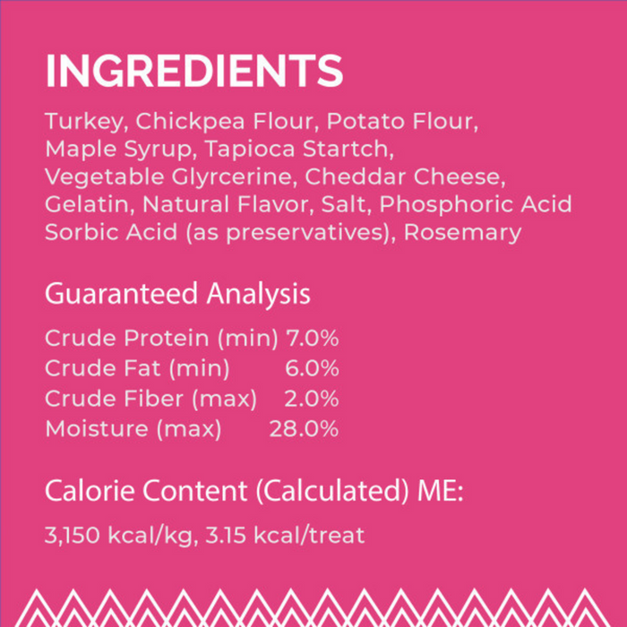 Buddy Biscuits Soft & Chewy Grain Free Turkey and Cheddar Cat Treats