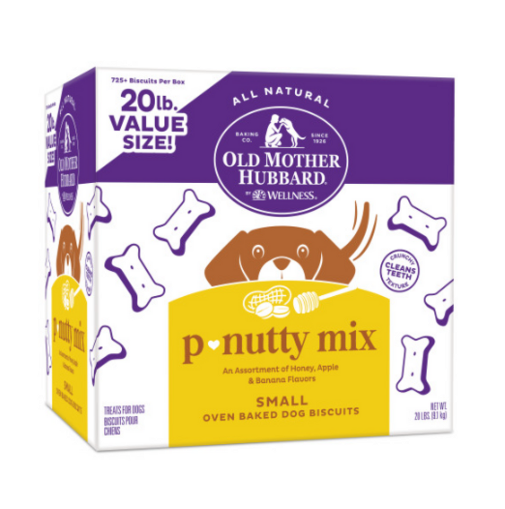 Old Mother Hubbard Crunchy Classic Natural P-Nutty Assorted Flavor Dog Biscuits