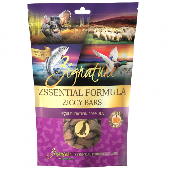 Zignature Zssential Ziggy Bars Dog Treats