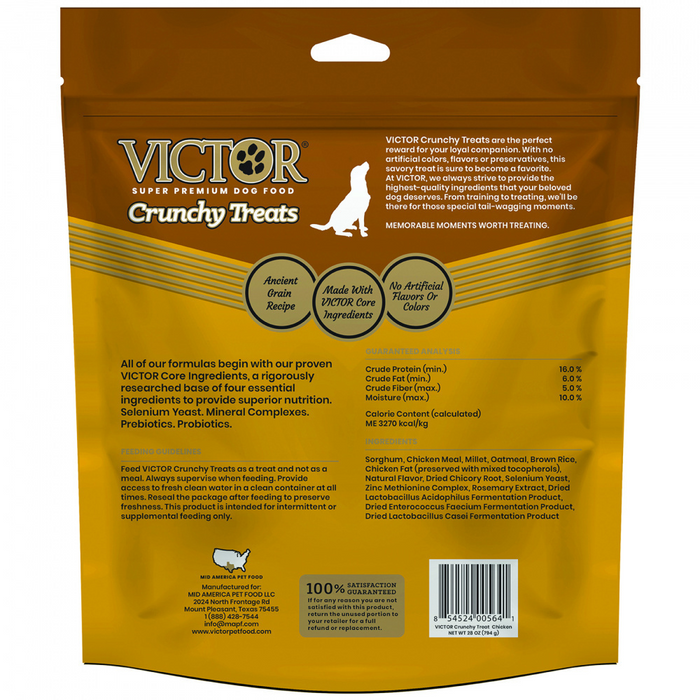 VICTOR Classic Crunchy Treats with Chicken Meal for Dogs