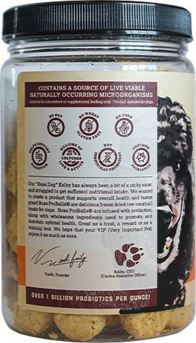 Boss Dog Proballs Chicken Meatball Freeze Dried Dog Treats