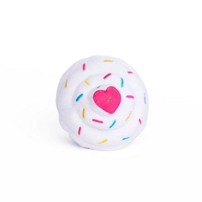 ZippyPaws Blue Cupcake Plush Dog Toy