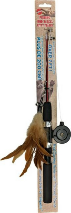 Ethical Pet Fishing Rod n Reel Kitty Teaser