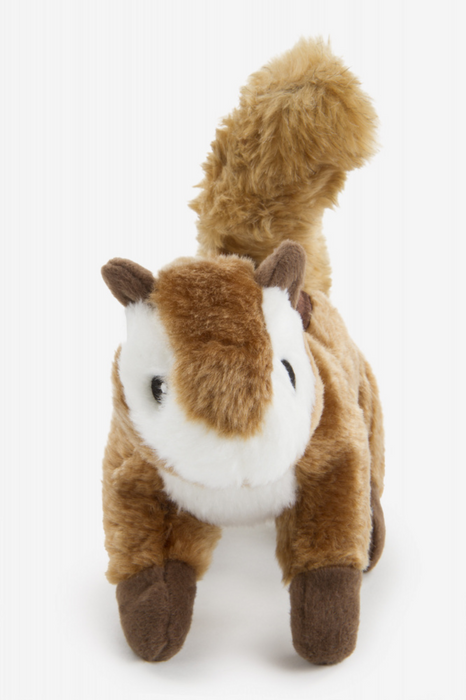 Go Dog Wildlife Chipmunk with Chew Guard Technology Durable Plush Squeaker Dog Toy