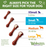 Whimzees Daily Use Brushzees Small Pack Dental Dog Treats
