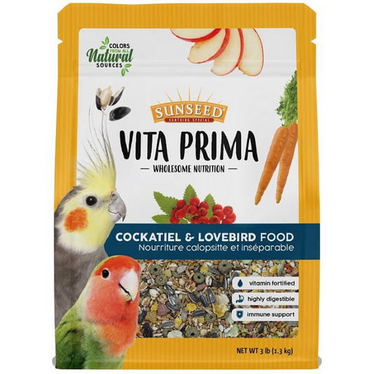 Vitakraft Vita Prima Cockatiel & Lovebird 3Lb