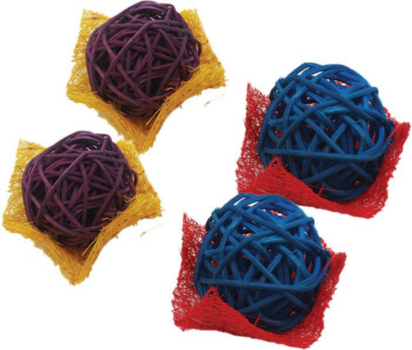 A & E Nibbles Loofah Bon Bon Small Animal Toy