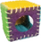 A & E Nibbles Loofah Cube Small Animal Toy