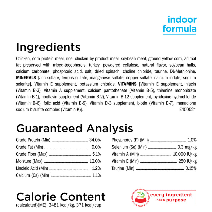 Purina Cat Chow Indoor Healthy Weight + Hairball Control Dry Cat Food