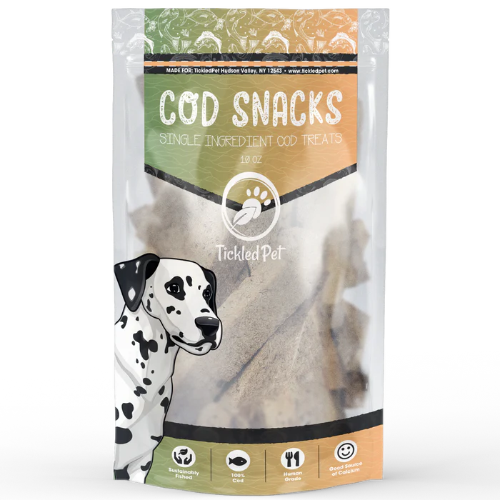Tickled Pet Cod Snacks 10oz