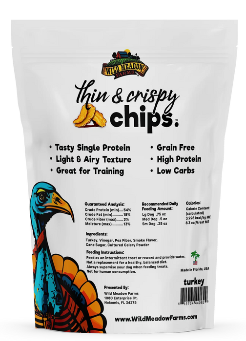 Wild Meadow Farms Thin & Crispy Chips Dog Treats – 3 oz