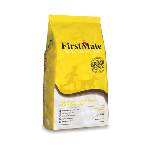FirstMate Grain Friendly™ Cage-Free Chicken Meal & Oats Formula Dry Dog Food