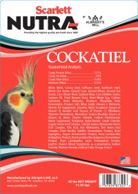 Scarlett Nutra Cockatiel Feed