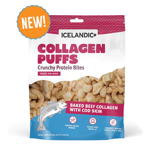 Icelandic Dog Beef Collagen Puffs With Cod Skin