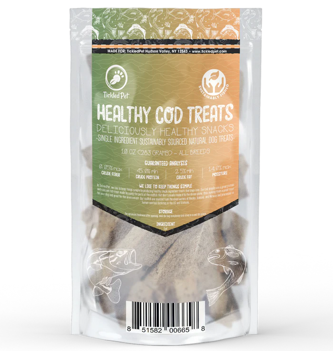 Tickled Pet Cod Snacks 10oz