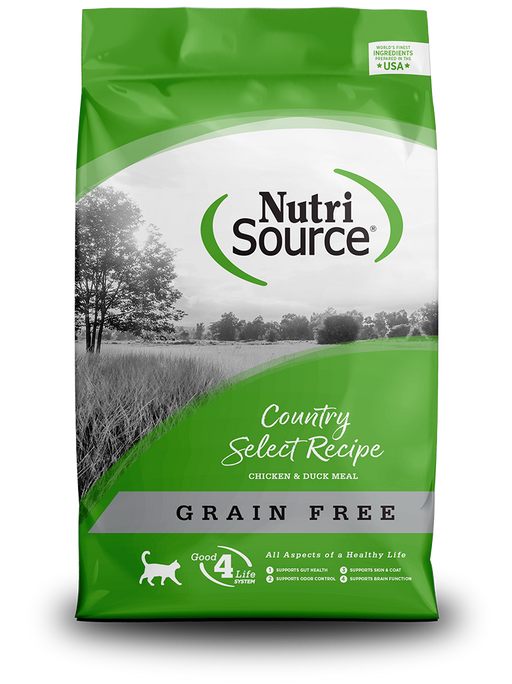 NutriSource Grain Free Country Select Entree Dry Cat Food