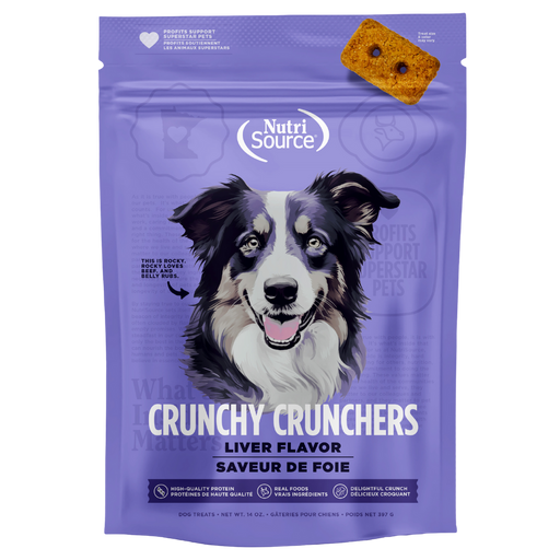 Nutrisource Liver Crunchy Crunchers 14oz
