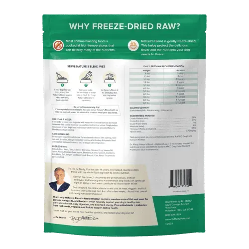 Dr. Marty Natures Blend Freeze Dried Radiant Select Dog Food