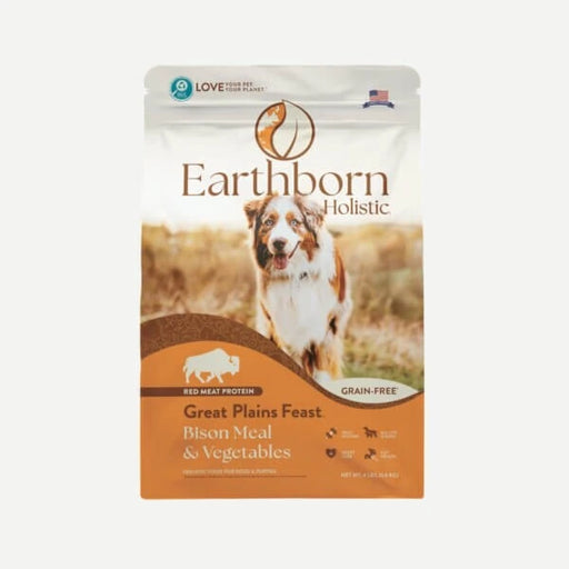 Earthborn Holistic Great Plains Feast Bison Meal & Vegetables Grain Free Dry Dog Food