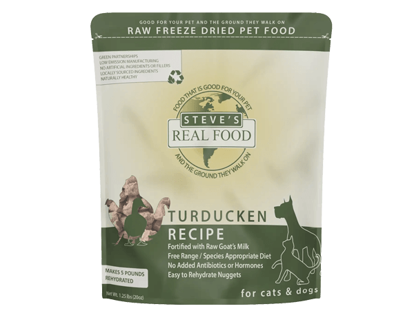 Steve's Real Food Freeze-Dried Raw Turducken Nuggets – 1.25 lb
