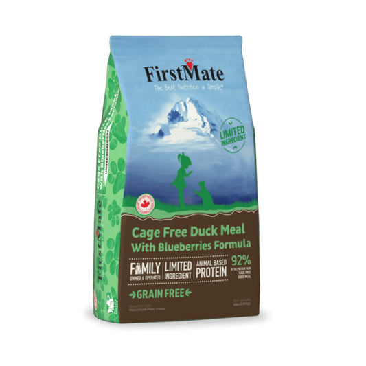FirstMate Limited Ingredient Cage-Free Duck Meal with Blueberries Grain-Free Dry Cat Food