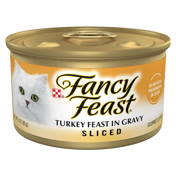 Fancy Feast Sliced Turkey Feast Wet Cat Food