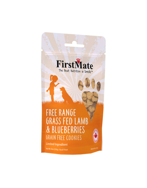 FirstMate Free Range Lamb & Blueberry Dog Treats 8oz