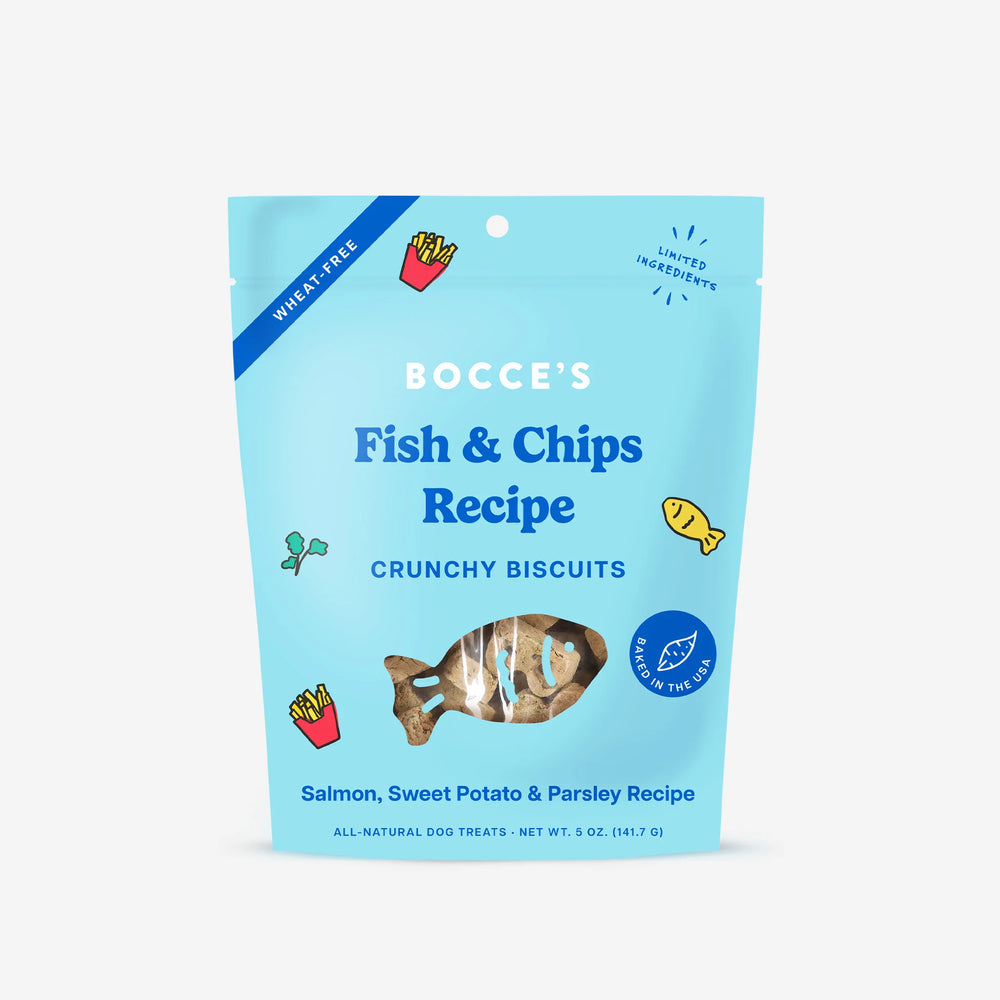 Bocce's Bakery Fish & Chips Biscuits 5oz